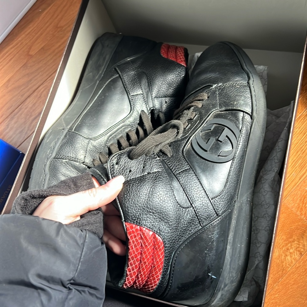Gucci mens high top sneakers